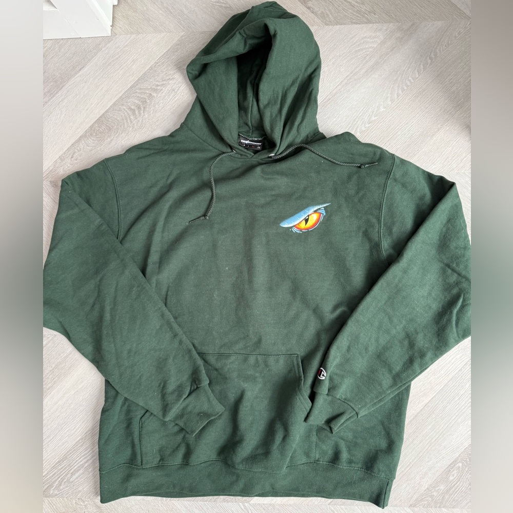The Hundreds Forest Green Hoodie with Eye Patch Graphic